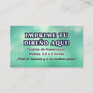100 Tarjetas de Presentacion para negocio Visitenkarte