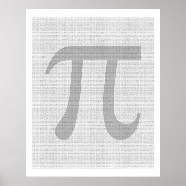 100 Tausend Stück Pi Poster (Vorne)