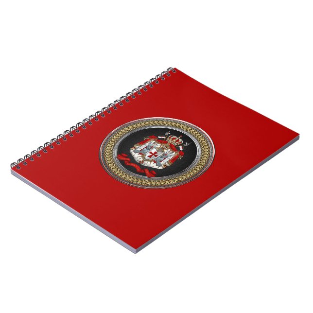 [100] Tempelwappen der Ritter Notizblock (Linke Seite)