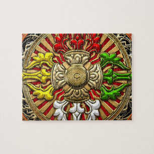 [100] Tibetanische doppelte Dorje Mandala Puzzle