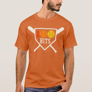 100 Treffer Softball Baseball Coach High School So T-Shirt