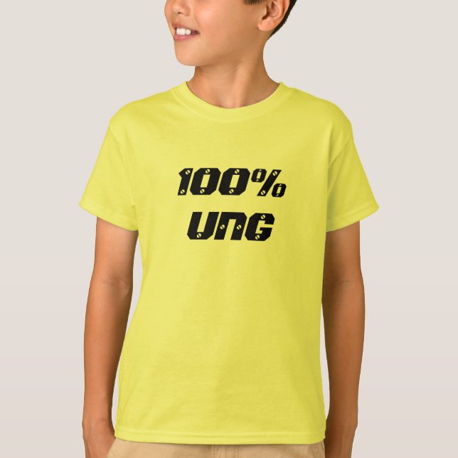 100 % Ung | 100 % Junge T-Shirt (Vorderseite)