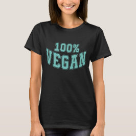 100% Vegan – Powered by Plants Meme Design T-Shirt
