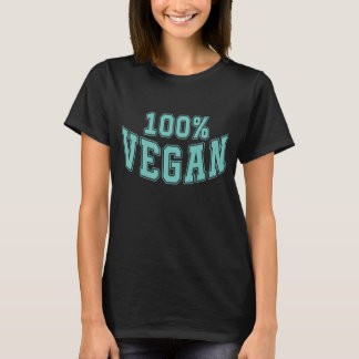 100% Vegan – Powered by Plants Meme Design T-Shirt