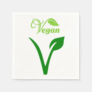 100 % Veganes Papier Napkins Serviette
