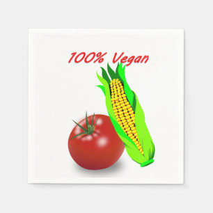 100 % Veganes Papier Napkins Serviette