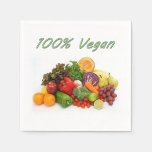 100 % Veganes Papier Napkins Serviette