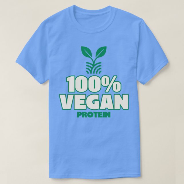 100 Veganes Protein T-Shirt (Design vorne)