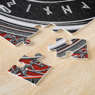 [100] Vegvisir - Viking Silver Magic Runic Compass Puzzle