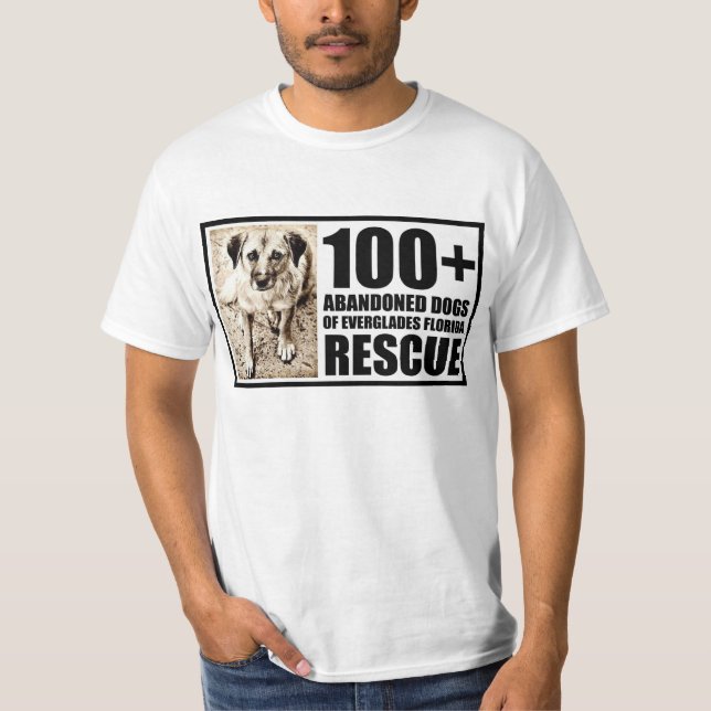 100+ Verlassene Hunde von Sumpfgebieten Florida T-Shirt (Vorderseite)