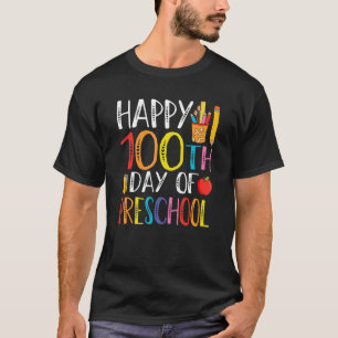 100. Vorschullehrer Kinder 100 Tage S T-Shirt