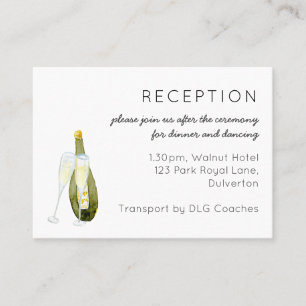 100 x Hochzeitssaftkarten - Details zu den Routenk Visitenkarte