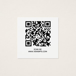 100 X QR CODE SIGN CARDS - NUTZEN SIE HIER DEN FRE