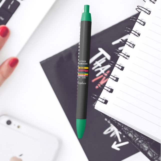 100 year celebration black history month 2026 kugelschreiber (Von Creator hochgeladen)