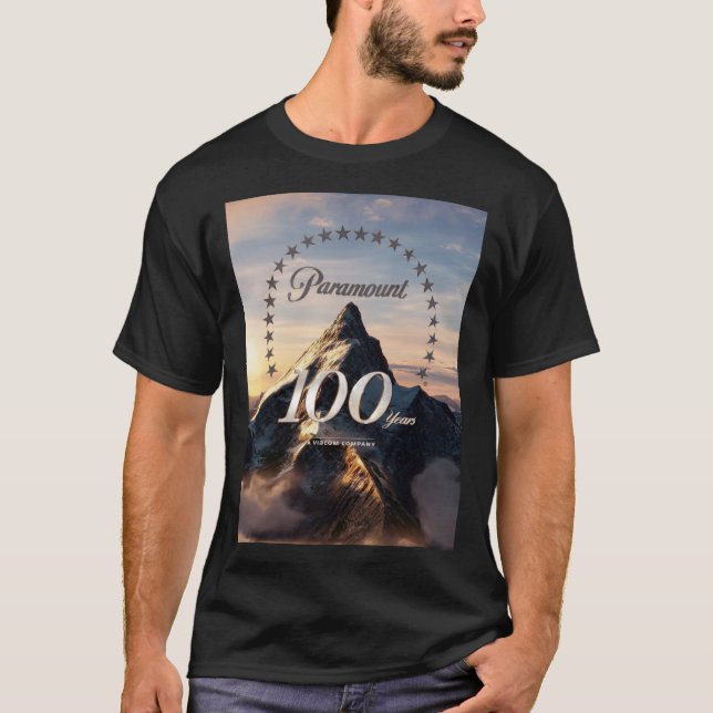 100 Years Of Paramount logo Classic T-Shirt (Vorderseite)