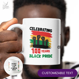 100 Years Souvenir Centennial Black History Month Kaffeetasse