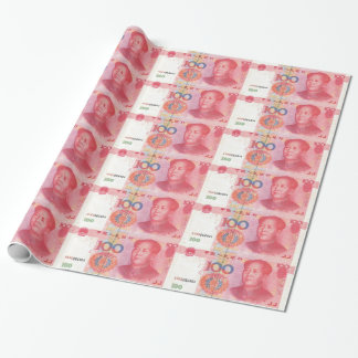 100 Yuan chinesisches Geld-Packpapier Geschenkpapier