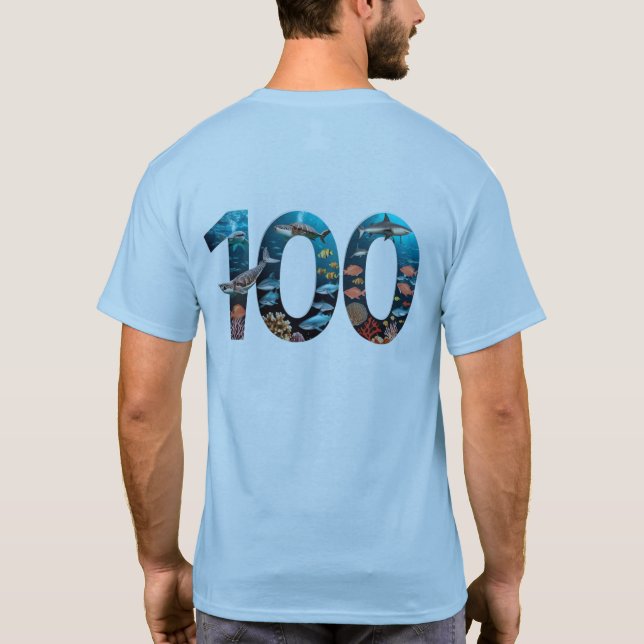 "100 Zoll T-Shirt (Rückseite)
