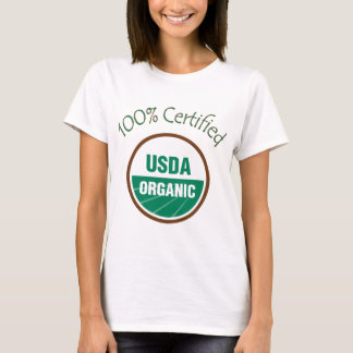 100% zugelassener USDA Bio T-Shirt