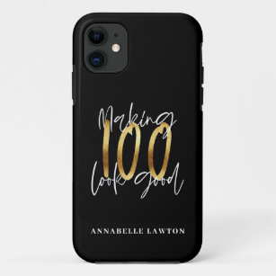 100 zum Geburtstag guten Goldes machen Case-Mate iPhone Hülle