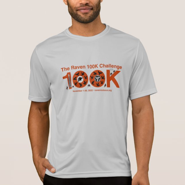 100k-Herausforderung Shirt 2022 Jahr (Vorderseite)