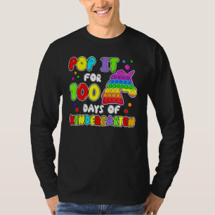 100th Day Of School 100 Days Of Kindergarten Unico T-Shirt