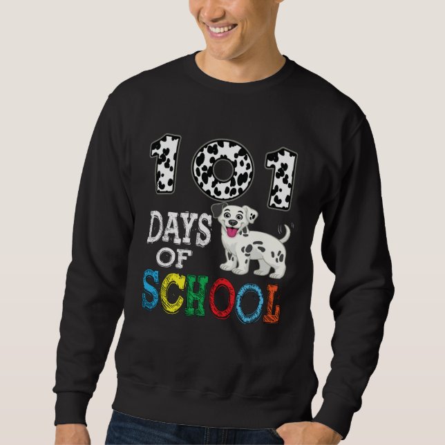 100th Day Of School 101 Days Smarter 100 for Boys  Sweatshirt (Vorderseite)