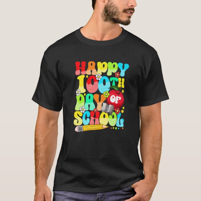 100th Day of School  for Teachers Kids 100 Days Sm T-Shirt (Vorderseite)