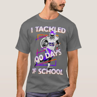 100th Day of School - I Tackled 100 Days Of School T-Shirt
