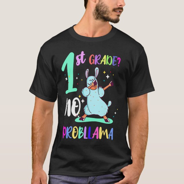 100th day of school llama for child T-Shirt (Vorderseite)