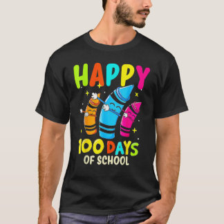 100th Day Of School Teacher 100 Days Smarter Rainb T-Shirt