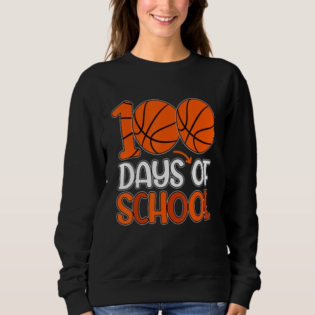 100th day of School Teacher Boys Girls 100 days Ba Sweatshirt (Vorderseite)