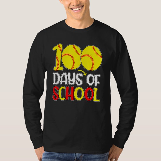 100th Day Of School Teacher Boys Girls 100 Days So T-Shirt (Vorderseite)