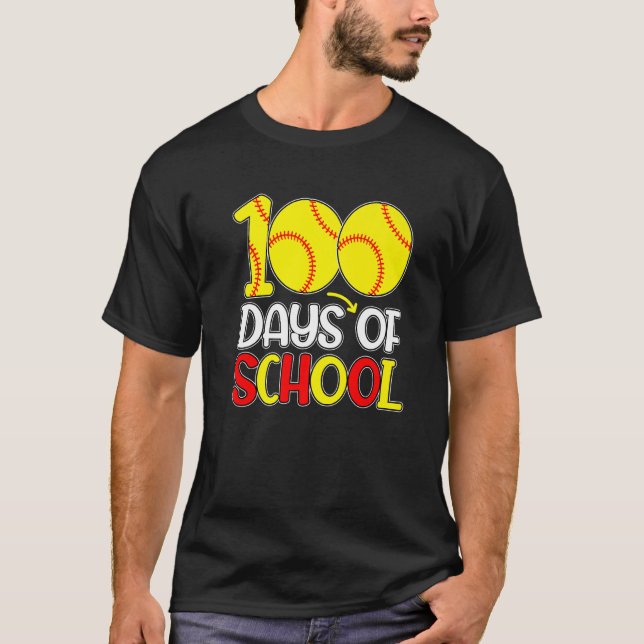 100th day of School Teacher Boys Girls 100 days So T-Shirt (Vorderseite)