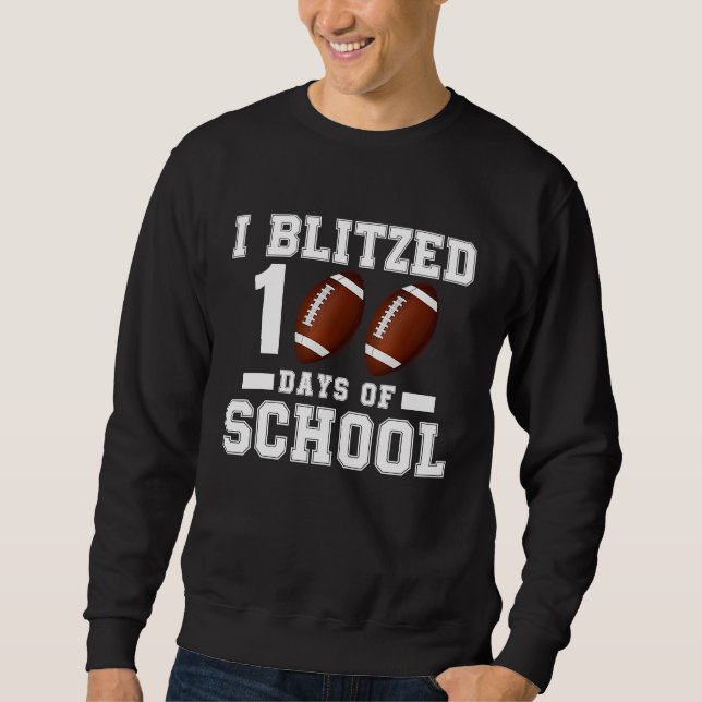 100th Day of School Teacher Coach Kids Child 100 D Sweatshirt (Vorderseite)