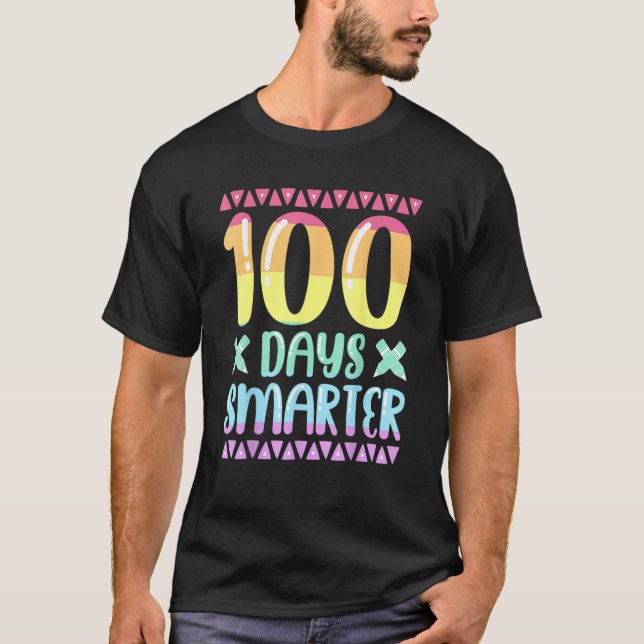 100th Day Of School Teachers Child Happy 100 Days T-Shirt (Vorderseite)