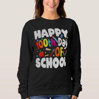 100th Day Of School Teachers Costume 100 Days Stud Sweatshirt