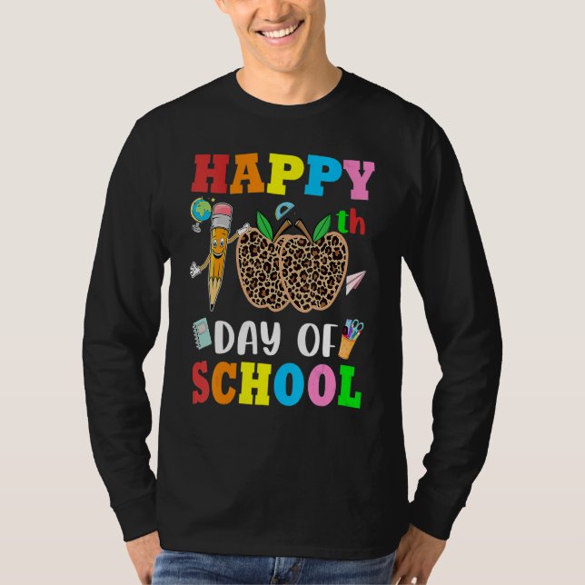 100th Day Of School Teachers Costume 100 Days Stud T-Shirt (Vorderseite)