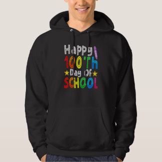 100th Day Of School Teachers Kids Child Happy 100  Hoodie