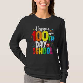 100th Day Of School Teachers Kids Child Happy 100  T-Shirt