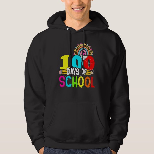 100th Days of School Teacher Kids - 100 Days Smart Hoodie (Vorderseite)