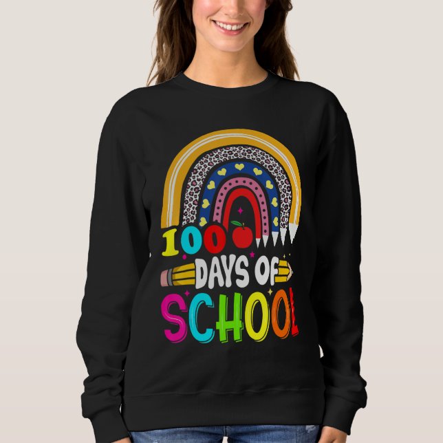 100th Days of School Teacher Kids - 100 Days Smart Sweatshirt (Vorderseite)