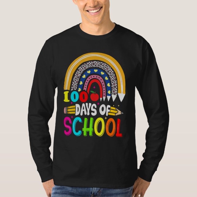 100th Days of School Teacher Kids - 100 Days Smart T-Shirt (Vorderseite)