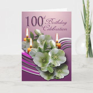 100th Geburtstags-Feier-Einladung Einladung