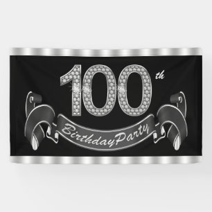 100th Geburtstags-Party Banner