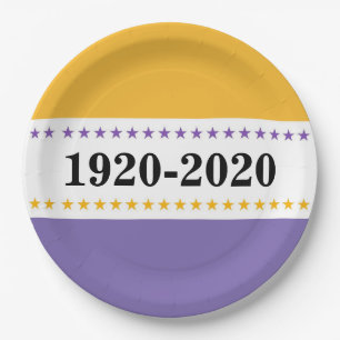 100th Jahrestags-19. Pappteller