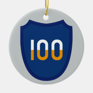 100th Trainings-Abteilung Keramikornament
