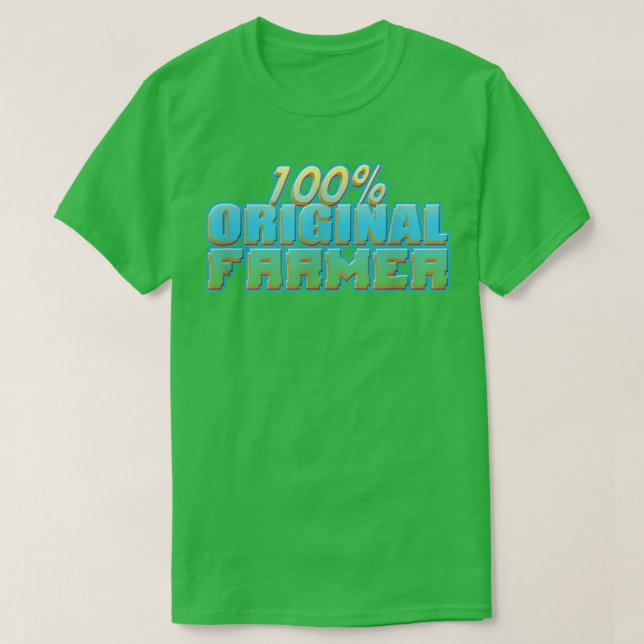 100Ursprünglicher Bauer T-Shirt (Design vorne)
