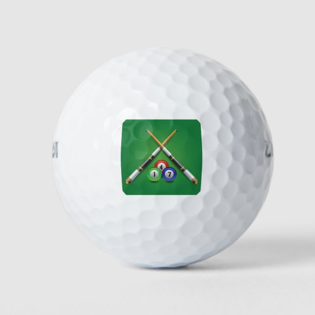 1010billiard-Etikett Golfball (Vorderseite)