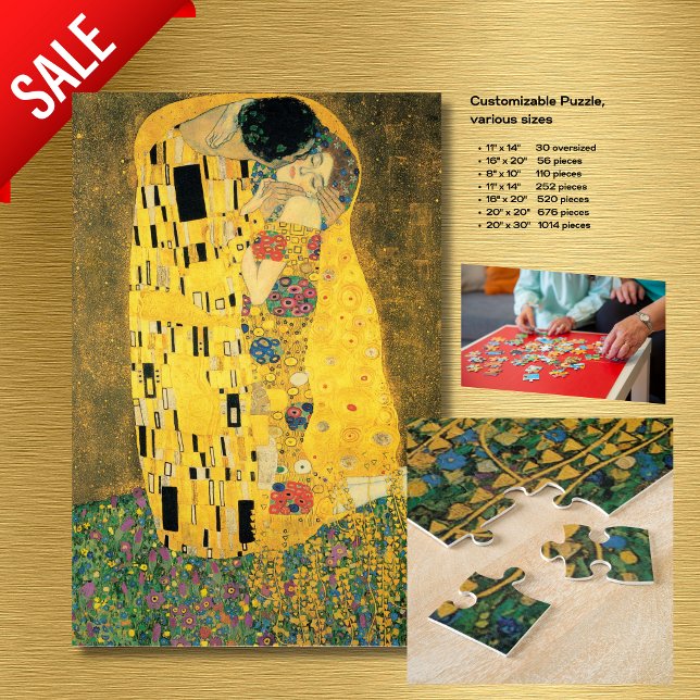 1014 Jigsaw Puzzle GUSTAV KLIMT DIE KISS (Von Creator hochgeladen)